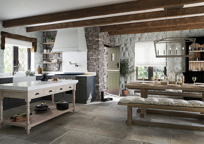 Tanami Voile, White Dawn - Roman Blind - Image 6